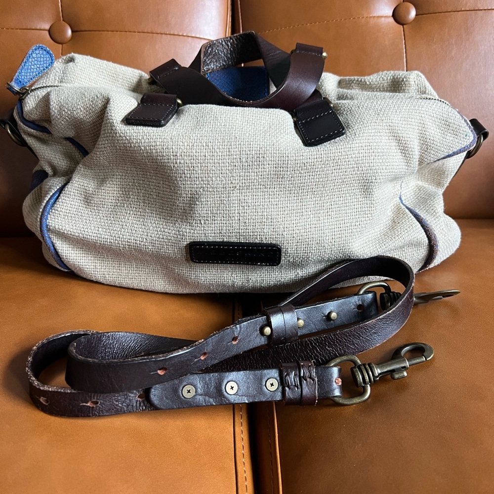LIEBESKIND Leather & Canvas handbag